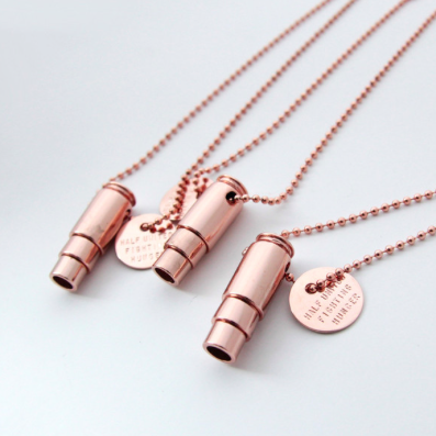 Classic - Fighting Hunger Necklace // Rose Gold // HALF UNITED // Society B - Fair Trade Products and Gifts that Give Back - 2