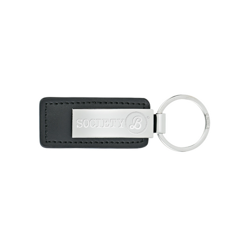 SOCIETY B Leatherette Key Chain