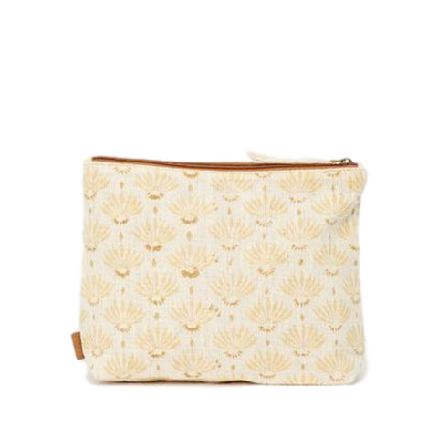 Meena Large Pouch // Ivory Dandelion