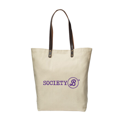 SOCIETY B Urban Cotton Tote Bag